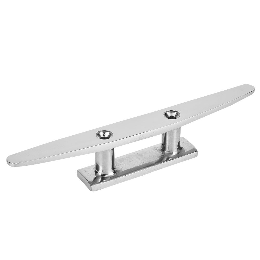 Bootsklampenfuß Aus Edelstahl - Hochglanzpoliertes Nautisches Zubehör - Befestigung Für Marineseile (20 Cm)