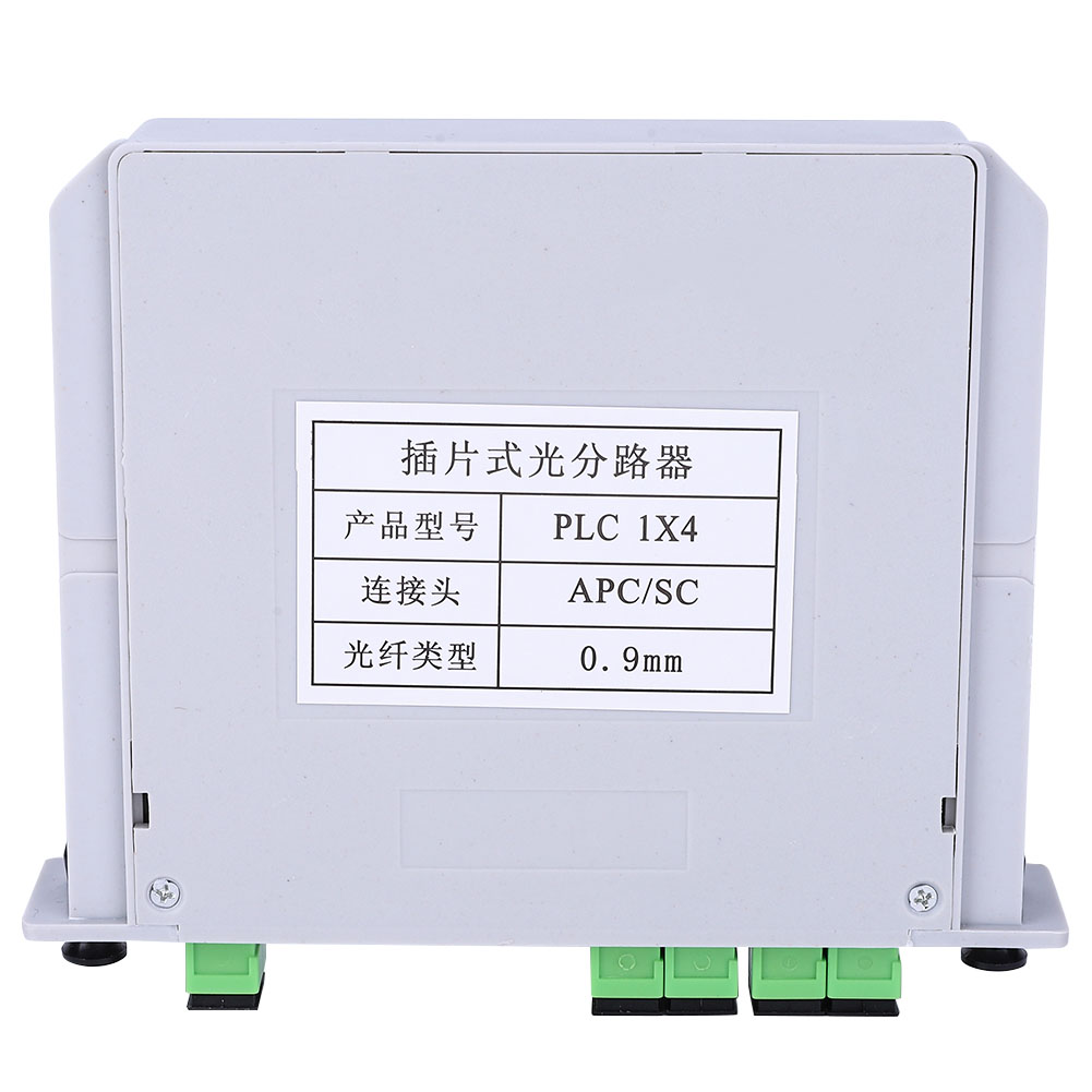 Plc 1x4 Sc/apc Singlemode-lichtwellenleitersplitter Für Glasfaser