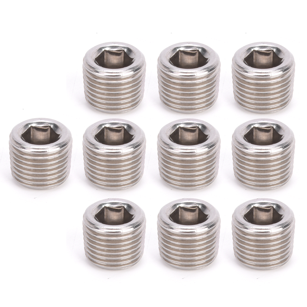 10 Stück Bspp 3/8 Zoll Außensechskantstecker Aus Edelstahl 304