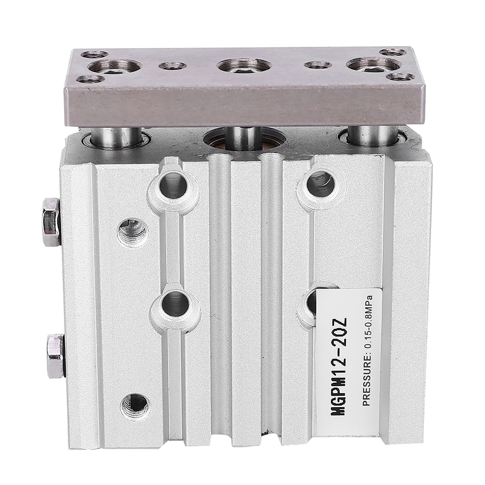 Mgpm12-20z Doppeltwirkender Pneumatikzylinder Aus Aluminiumlegierung, 12 Mm Bohrung, 3 Kolbenstangen