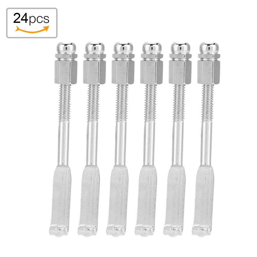 24-teiliges Set Verstellbarer Banjohaken (5,4–6,4 Cm) Zubehör Ersatzteile