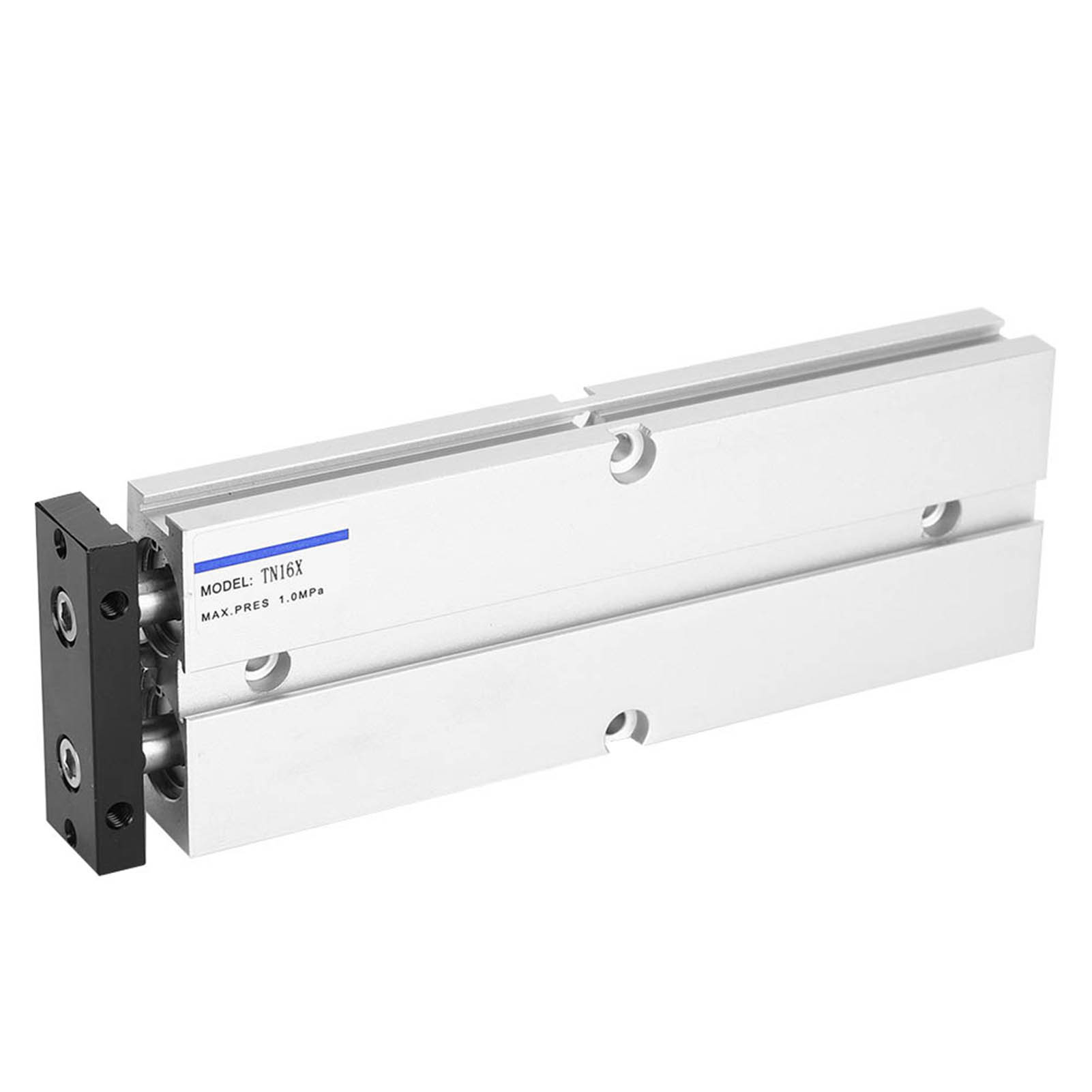Doppeltwirkender Pneumatikzylinder Aus Rostfreier Aluminiumlegierung Tn16 0,1-0,9 Mpa 200 Mm (tn16x200-s)