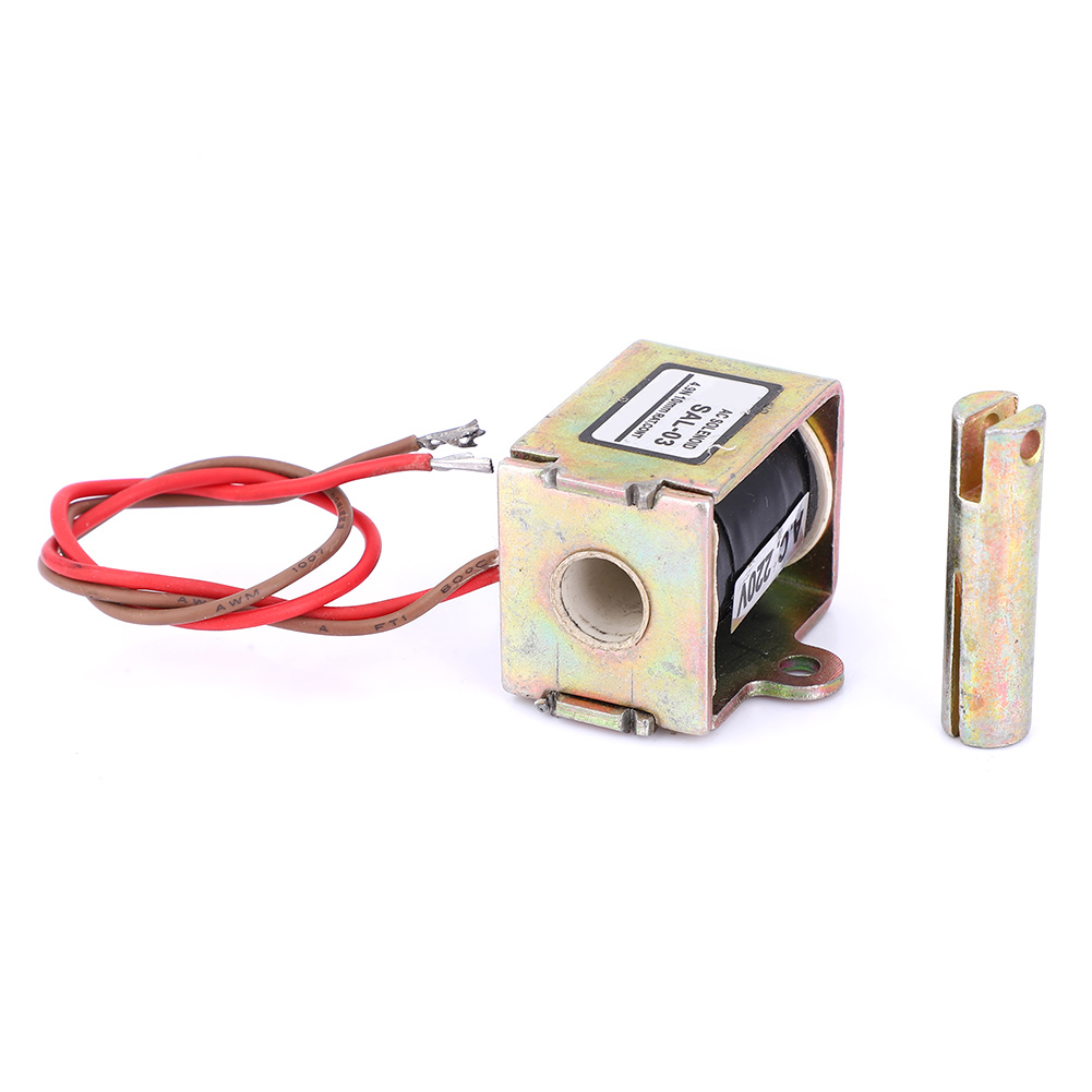Industrieller 220-v-wechselstrom-elektromagnet Mit Kupferspule, 4,9-n-zugantrieb Mit 10 Mm Hub Für Die Automatisierung