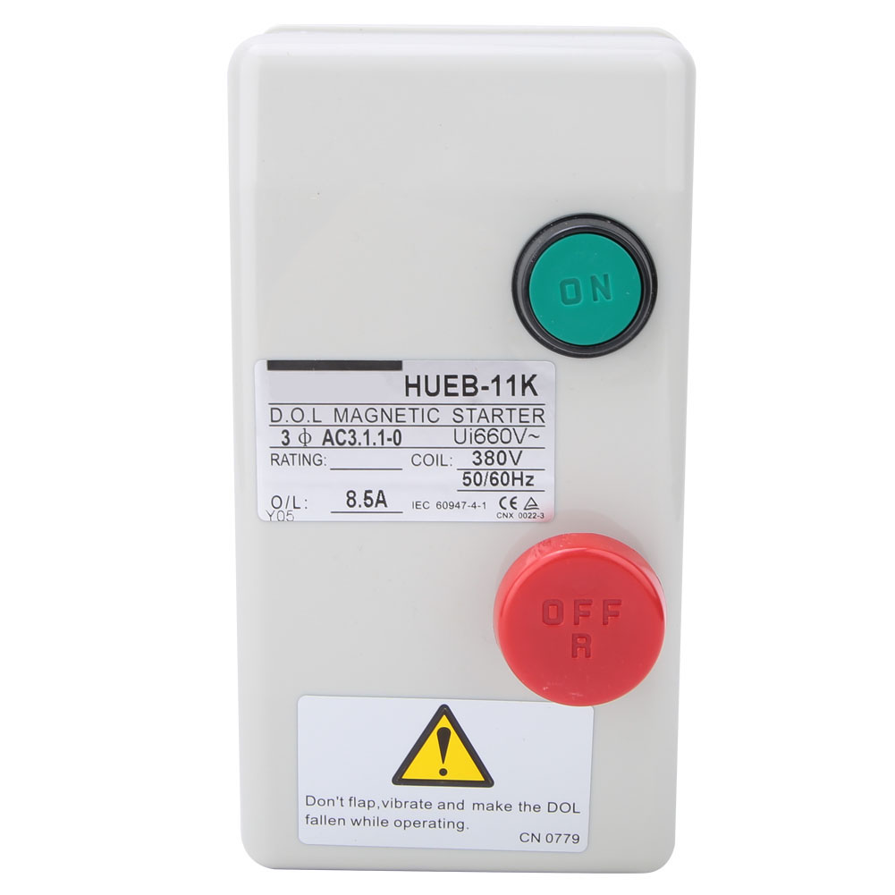 Irreversibler Manueller Magnetschalter 380 V, 50/60 Hz, 5,5–8,5 A, Für Elektromotoren