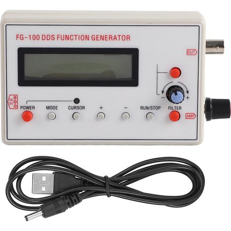 Dds-funktionsgenerator Fg-100, Frequenzsignalquelle 1 Hz–500 Khz Mit Zähler