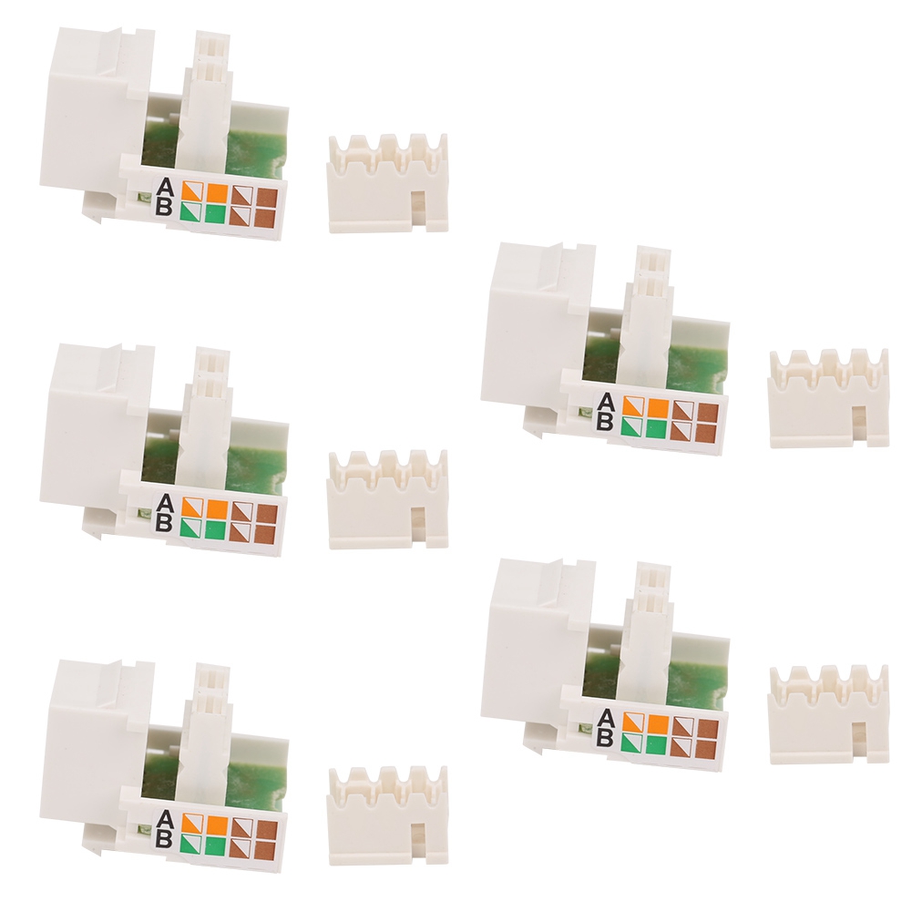 Rj11 Cat3 Telefonmodule Mit Staubschutzhülle Und Verkabelung