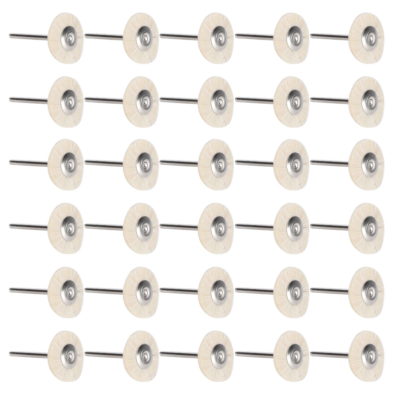 30-teiliges Mini-flachbürsten-set Zum Holzschnitzen, Rostentfernen, Farbabbeizen Und Polieren, Werkzeuge Aus Schafshaar