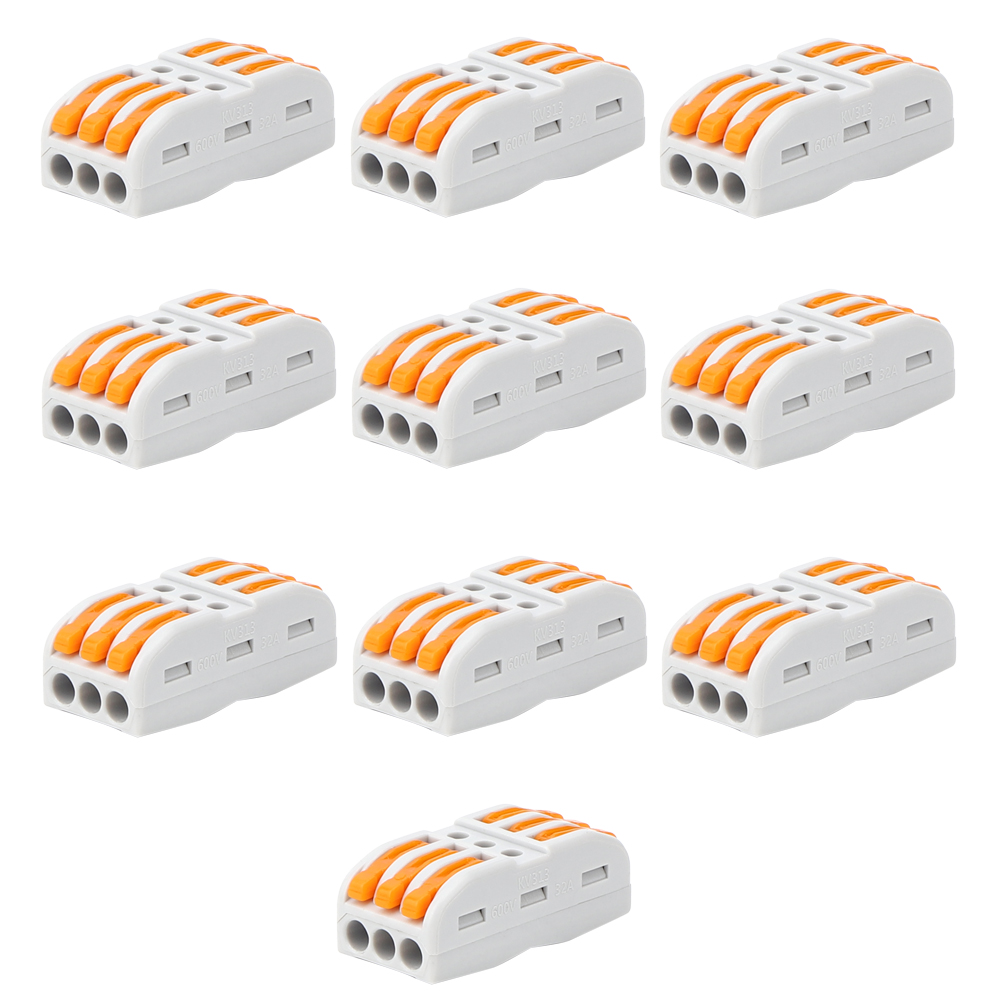 10 Stück Lötfreie Drucksteckverbinder Für Kabel Mit Einem Querschnitt Von 28-14 Awg