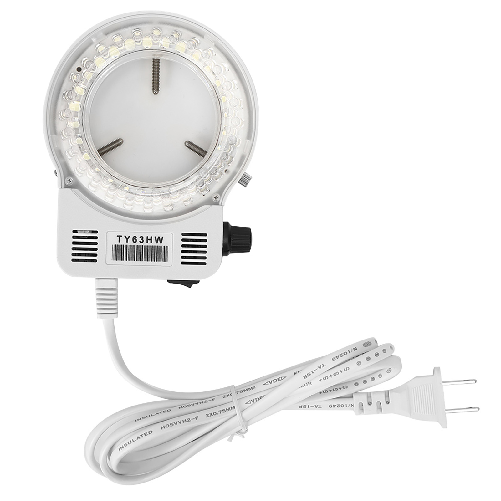 Verstellbare Led-ringlampe Für Stereomikroskope, Lichtquelle Mit Dimmer Und Us-stecker (100-240 V)