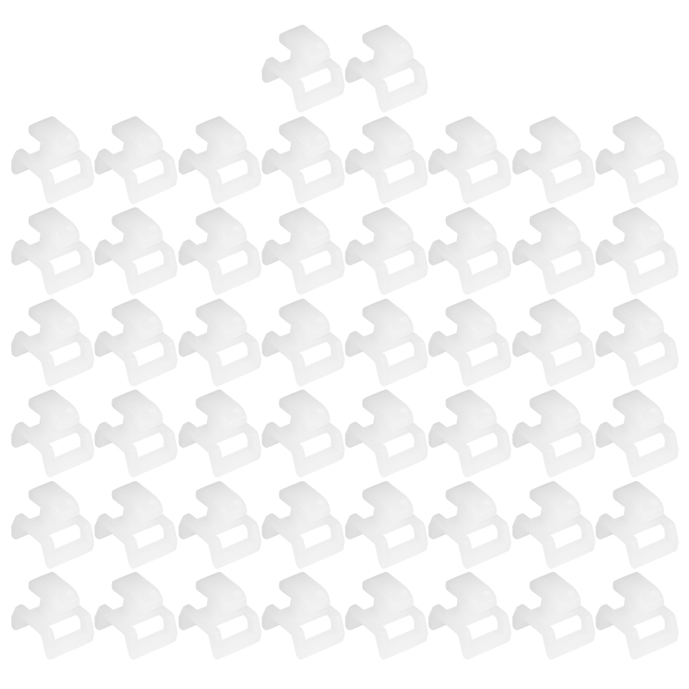 50-teiliges Set Kabelbinderhalterungen Für Standard-aluminiumprofile (40 Mm, Europäische Norm), Kabelclips Und Befestigungselemente