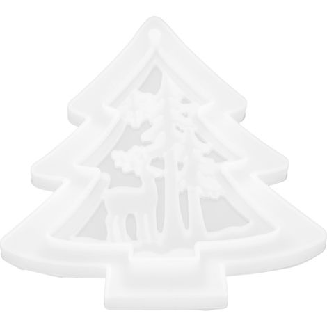 Silikonform Für Weiches Und Reißfestes Harz – Diy-weihnachtsdekorationen (weihnachtsbaum Und Elch)