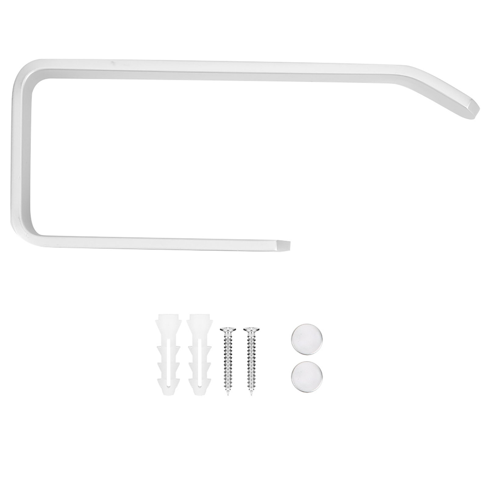 Wandmontierter Toilettenpapierhalter – Badezimmer-aufbewahrungsregal Aus Mattem Aluminium 417041