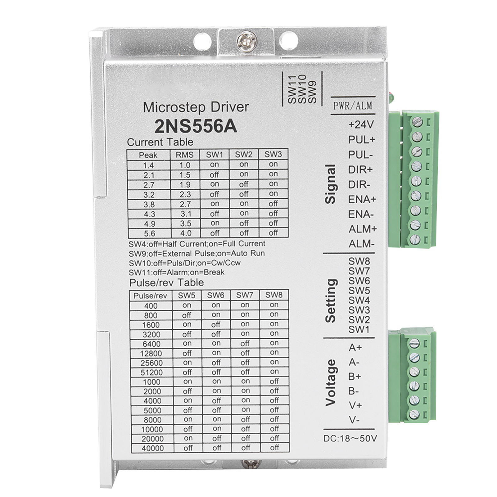 2-phasen-schrittmotortreiber Nema23 32-bit-digitalverarbeitung 2ns556a