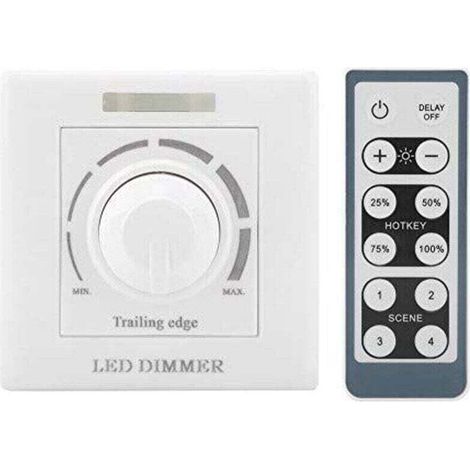 Sabir Led-dimmerschalter, 220 V, 200 W Mit Infrarot-fernbedienung, Universeller Led-dimmerschalter, Lichtdimmer-tastenschalter, Dimmerschalter