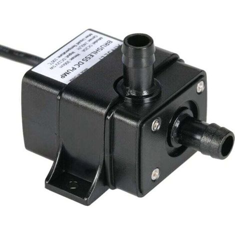 Sabir Anself Mini Bürstenlose Wasser- Und Ölpumpe Dc12v Ultraleise Und Wasserdicht Für Springbrunnen Und Aquarien 240 L/h 5 W Förderhöhe 3 M 0 100 ℃,
