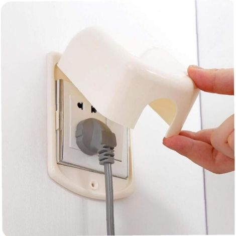 Sabir Praktischer Kunststoff-babystecker, Staubdicht, Wasserdicht, Mit Schutzgehäuse (1 Stück)