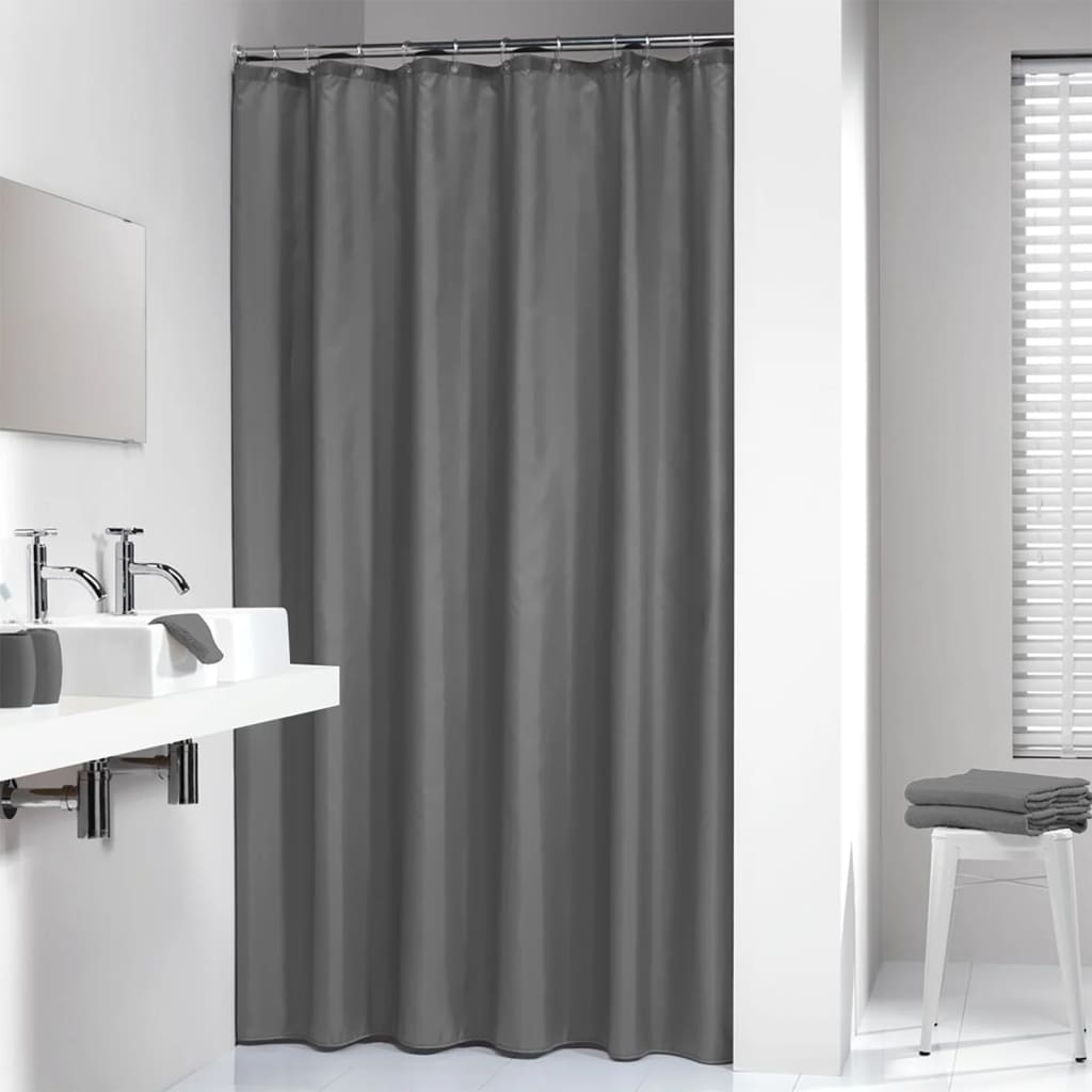 Duschvorhang Madeira 240x200 Cm Grau Sealskin