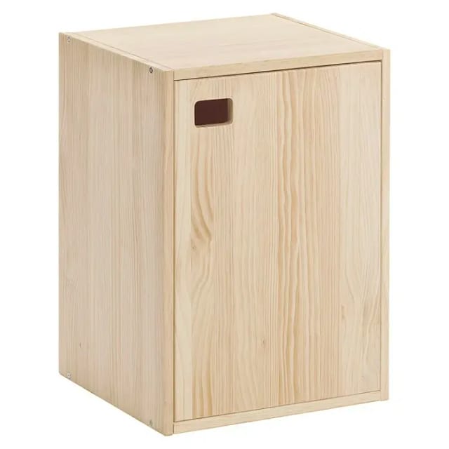 Astigarraga Kit Line Beistellschrank Kommode Massiv - Dinamic, Schrank mit 1 oder 2 Türen, Sideboard Kiefer
