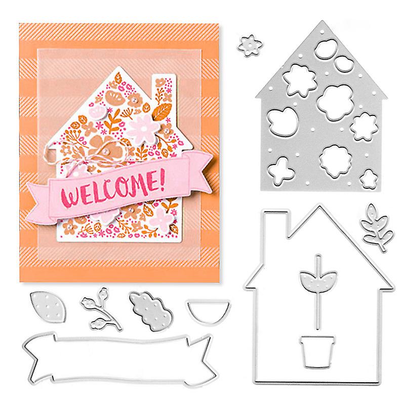 Set Mit Stanzformen Zum Scrapbooking Und Zur Herstellung Von Geprägten Karten, Ideal Für Papierbastelprojekte.