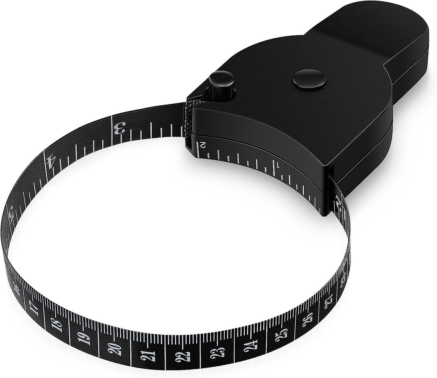 Einziehbares Körpermaßband – 150 Cm / 60 Zoll, Schwarz