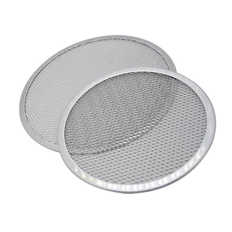 Set Mit 2 Runden Aluminium-pizzablechen – 20 Und 25 Cm – Koch- Und Grillutensilien
