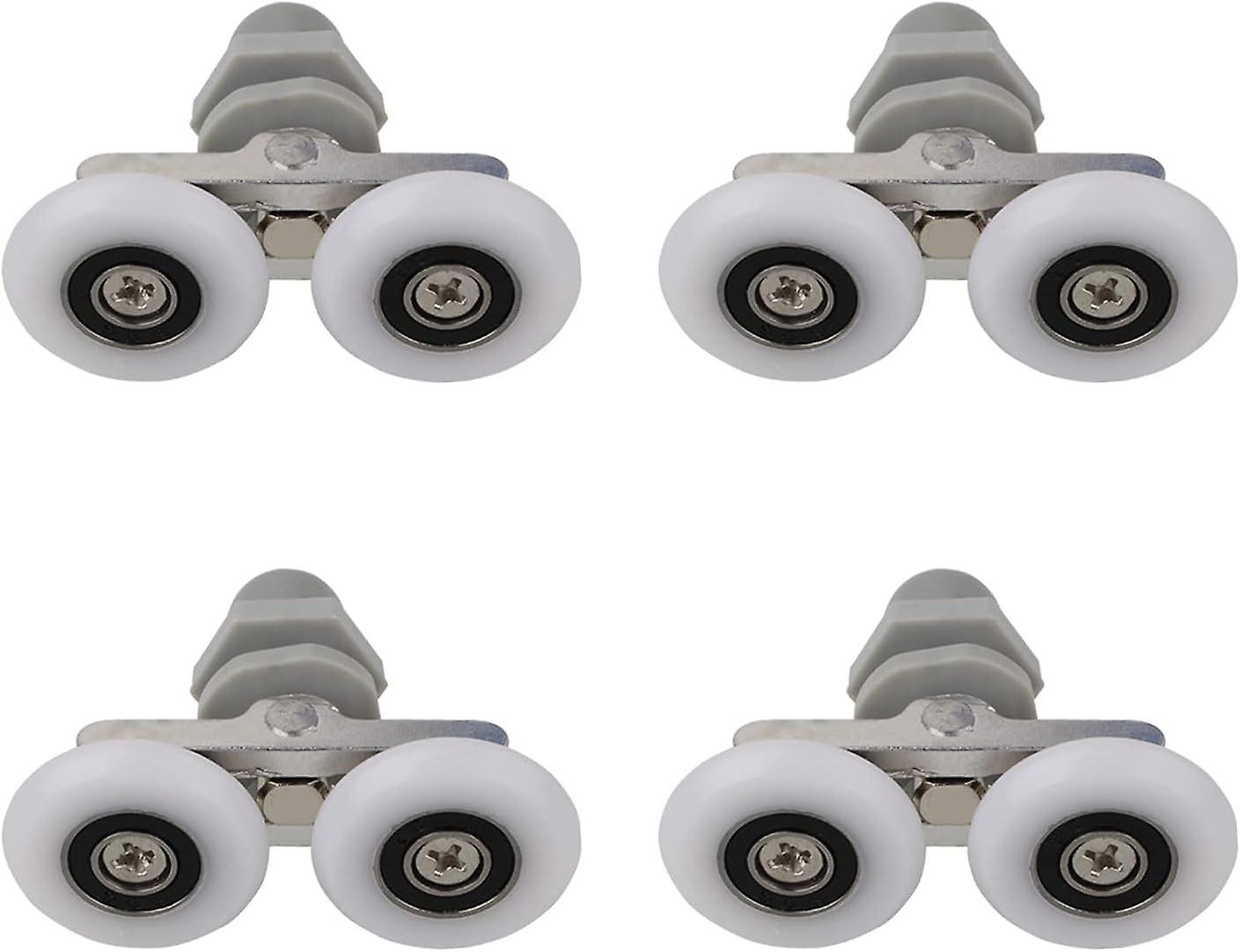 Set Mit 4 Ersatzrollen Für Doppelduschtüren – 27-mm-gleitrollen – Badezimmer-ersatzteile