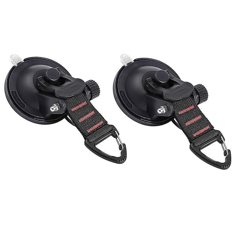 Set Mit 2 Saugnapfhaken Für Campingplanen – Seitenanker Für Autozelte Mit Befestigungsmaterial Für Outdoor-camping