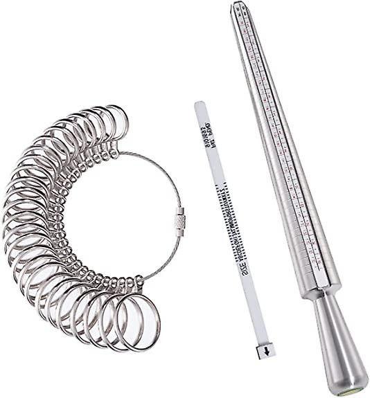 Set Aus Kunststoff-ringgrößenmessern Zur Messung Von Fingergrößen – Ringmesswerkzeug