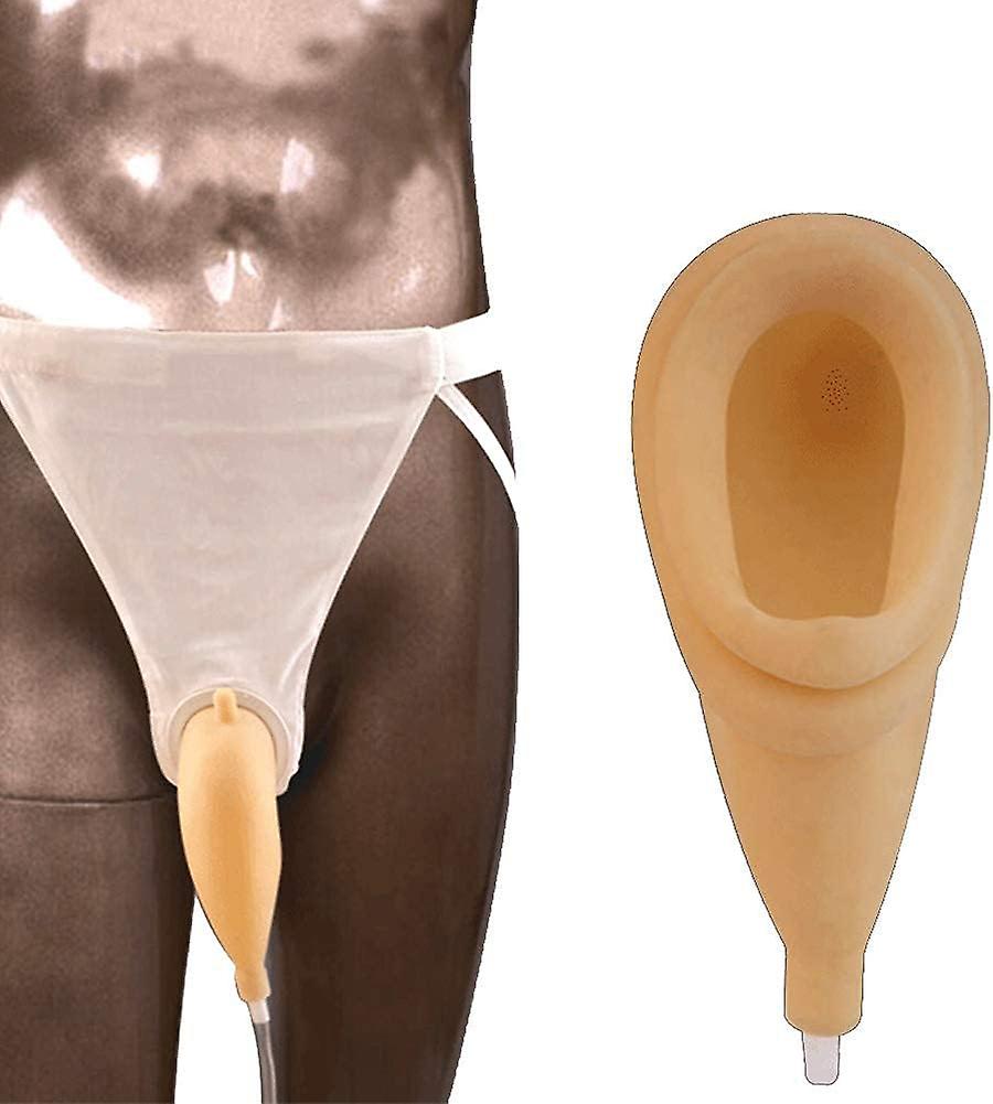 Tragbares Urinal Für Männer Mit 1000-ml-auffangbeutel Und Hypoallergenem Latex – Wiederverwendbar Und Mit Rückflussschutz