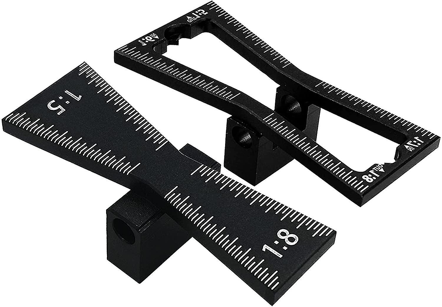 Anreißlehre Für Schwalbenschwanzverbindungen Mit Übersetzungsverhältnissen Von 1:5, 1:6, 1:7 Und 1:8 – Handwerkzeug Für Schwalbenschwanzverbindungen In Der Holzbearbeitung