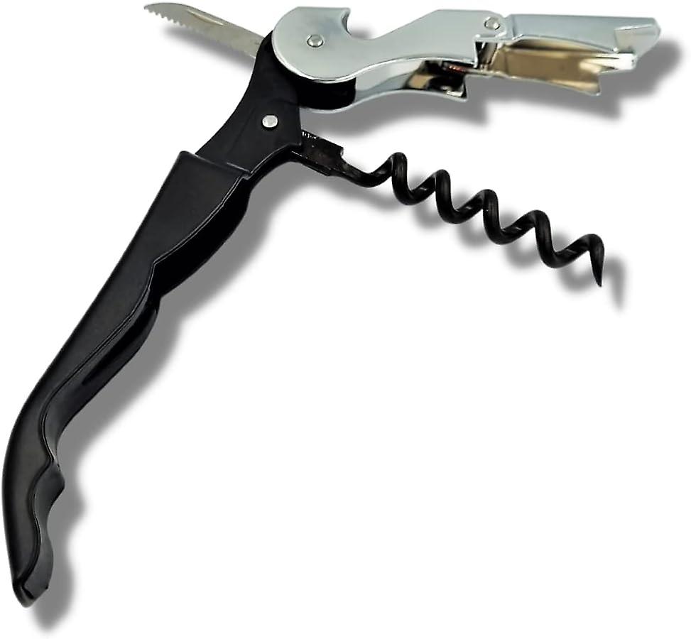 3-in-1-korkenzieher-set Aus Edelstahl Für Kellner Und Barkeeper, Mit Folienschneider.
