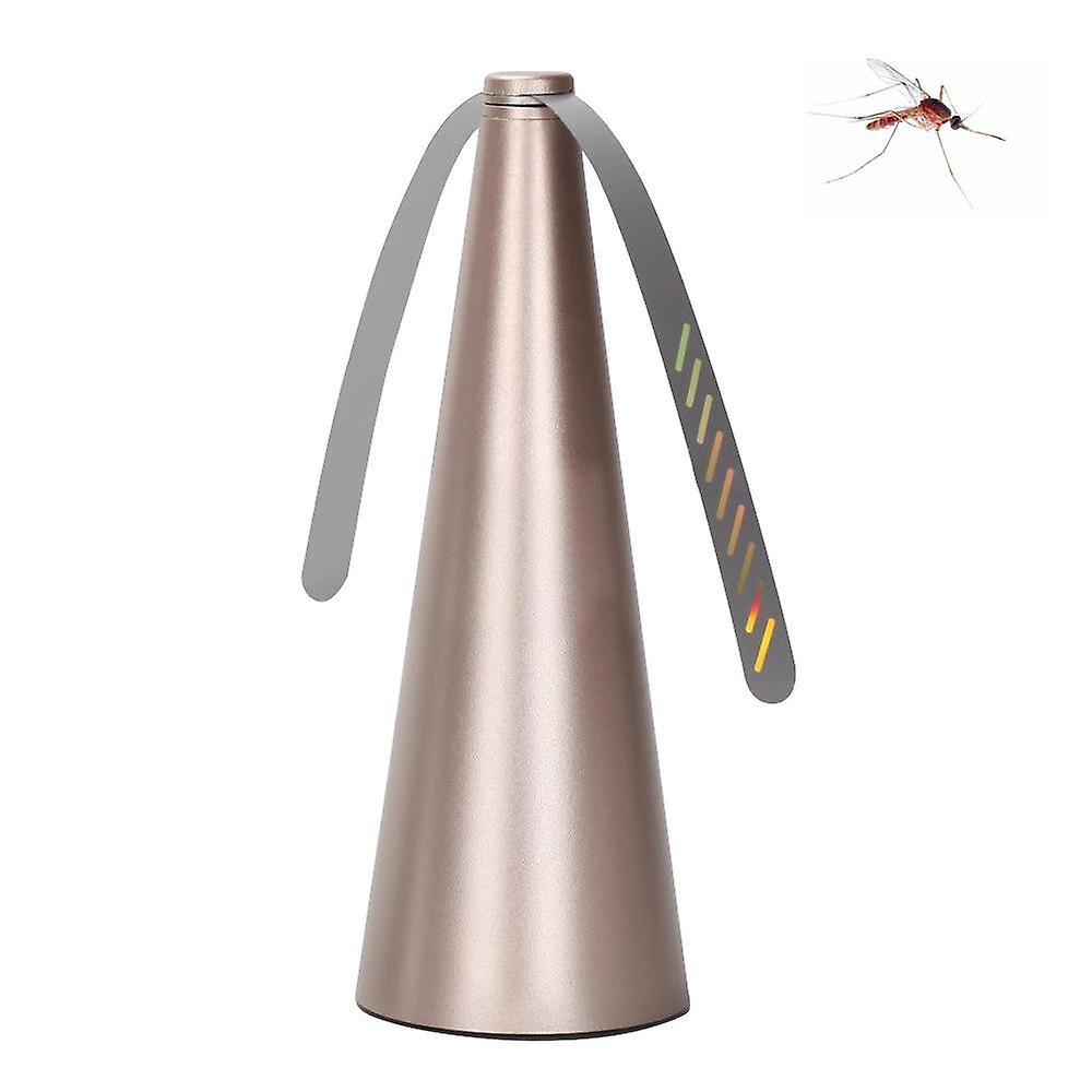 Goldener Elektrischer Mückenschutzventilator, Um Fliegen Und Insekten Vom Essen Fernzuhalten