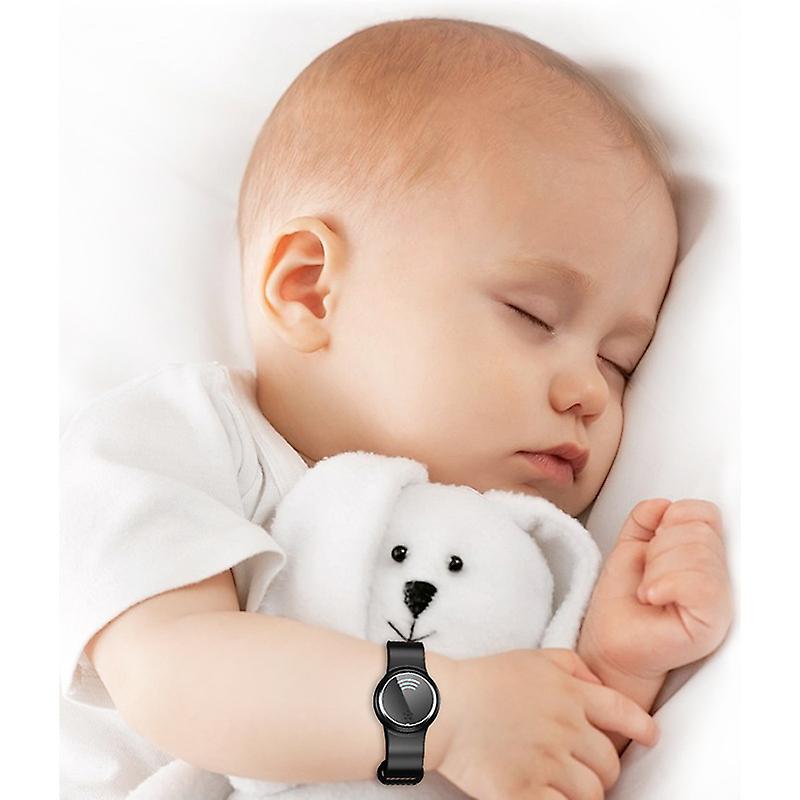 Set Aus Wasserdichten Und Verstellbaren Ultraschall-mückenabwehrarmbändern Für Kinder Und Erwachsene In Weiß