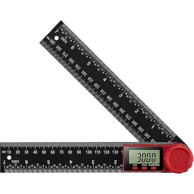 Digitaler Winkelmesser Und Geodreieck Mit Großem Lcd-bildschirm Und 360°-goniometer – 200 Mm Digitales Messwerkzeug
