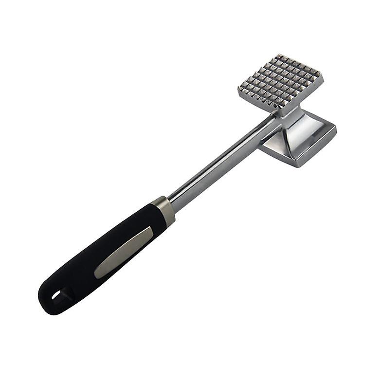 Robuster, Doppelseitiger Fleischklopfer Aus Aluminium – 26 Cm Flacher Küchenklopfer Für Hähnchen Und Rindfleisch