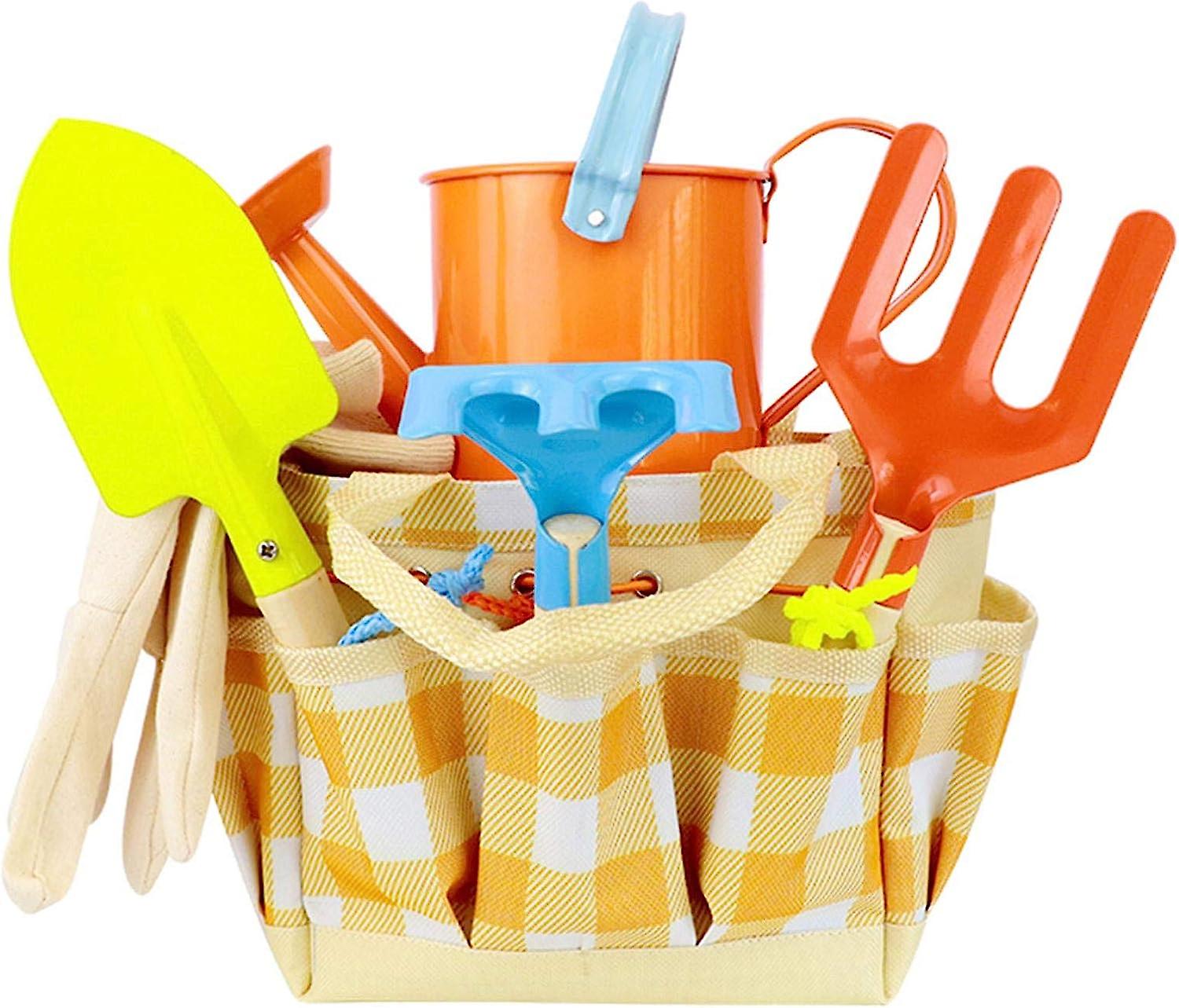Gartenwerkzeug-set Für Kinder Und Miniaturpflanzen-set – Gartenspielzeug Für Kinder