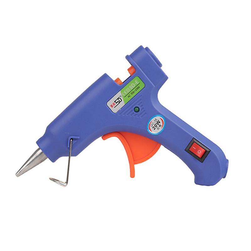 20-w-heißklebepistole Mit Auslaufsicherer Aufbewahrungstasche – Schnelles Und Sicheres Erhitzen Für Heimwerkerarbeiten, Reparaturen, Haushalt Und Büro – Blau