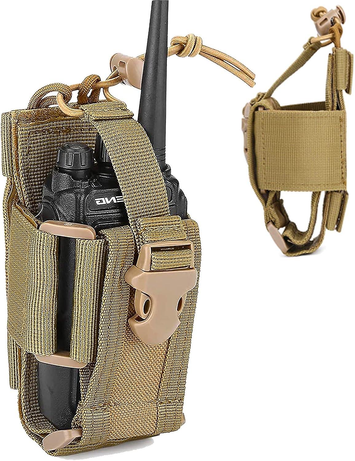 Taktische Intercom-tasche, Khakifarben, Walkie-talkie-tasche Für Outdoor-aktivitäten Und Cs-ausrüstung