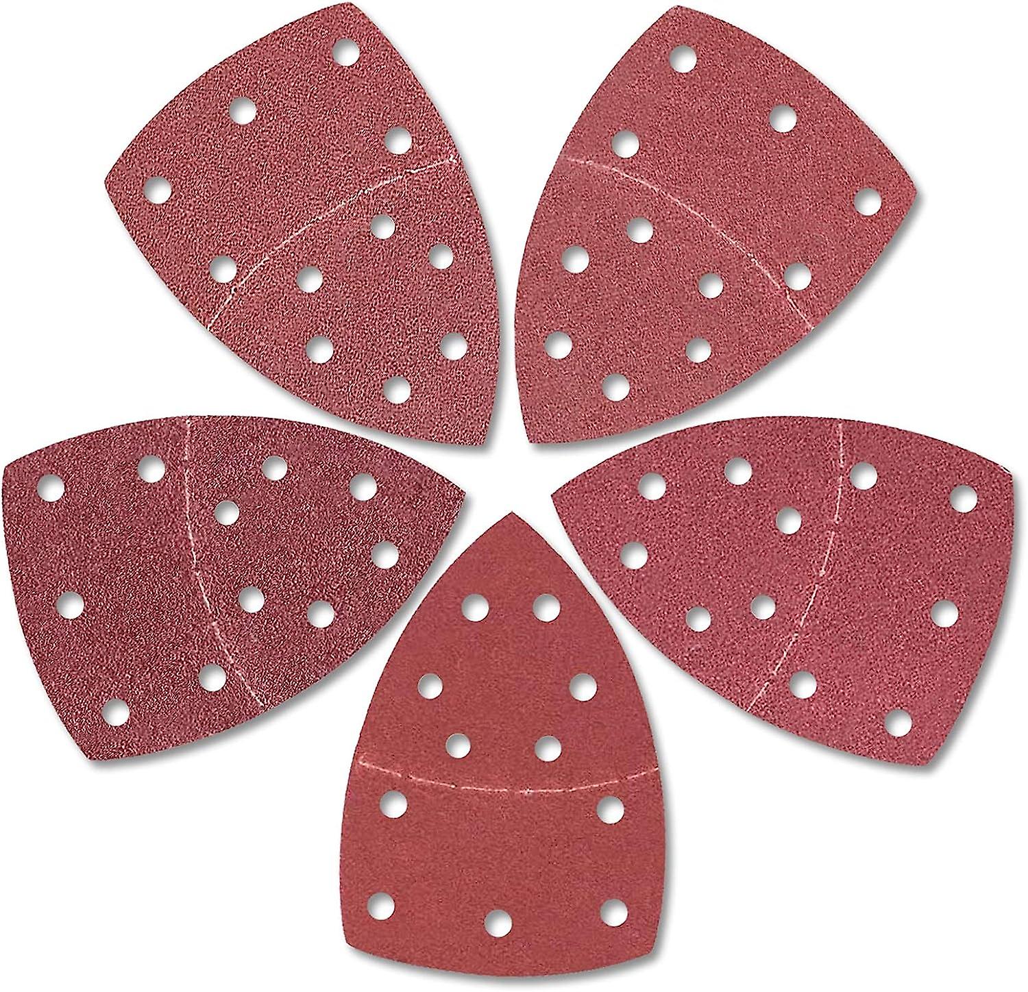 Set Mit 50 Schleifblättern (11-loch) Für Schleifmaschinen, 152 X 105 Mm, Körnungen 40, 60, 80, 120 Und 180, Sowie Stützteller Für Bosch Psm100a Und Psm2 – Schleif- Und Polierzubehör