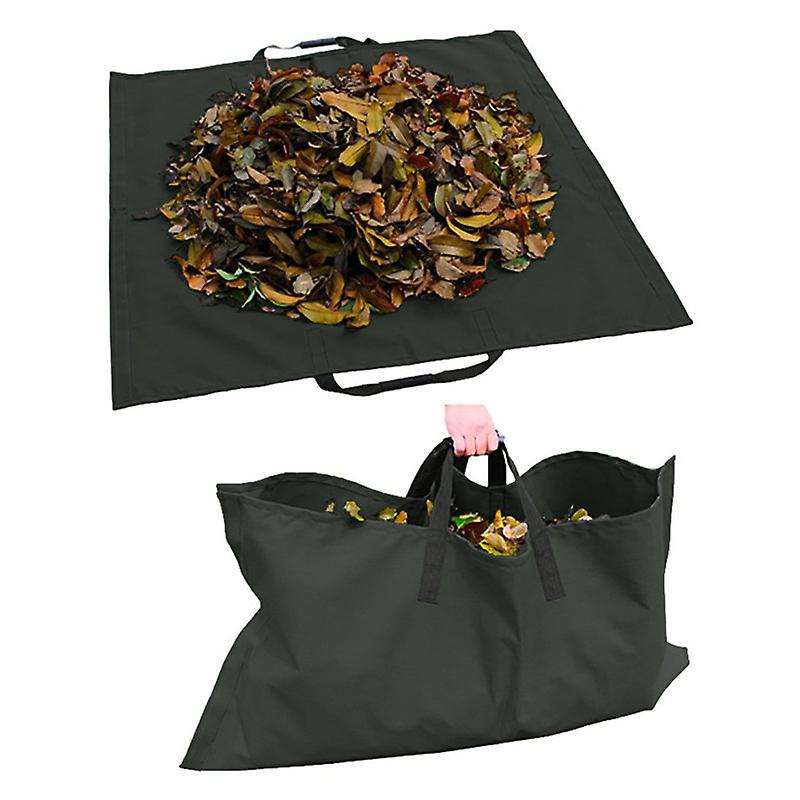2-in-1 Faltbarer Gartenabfallsack – Strapazierfähig, Wasserdicht Und Wiederverwendbar (145 X 142 Cm)