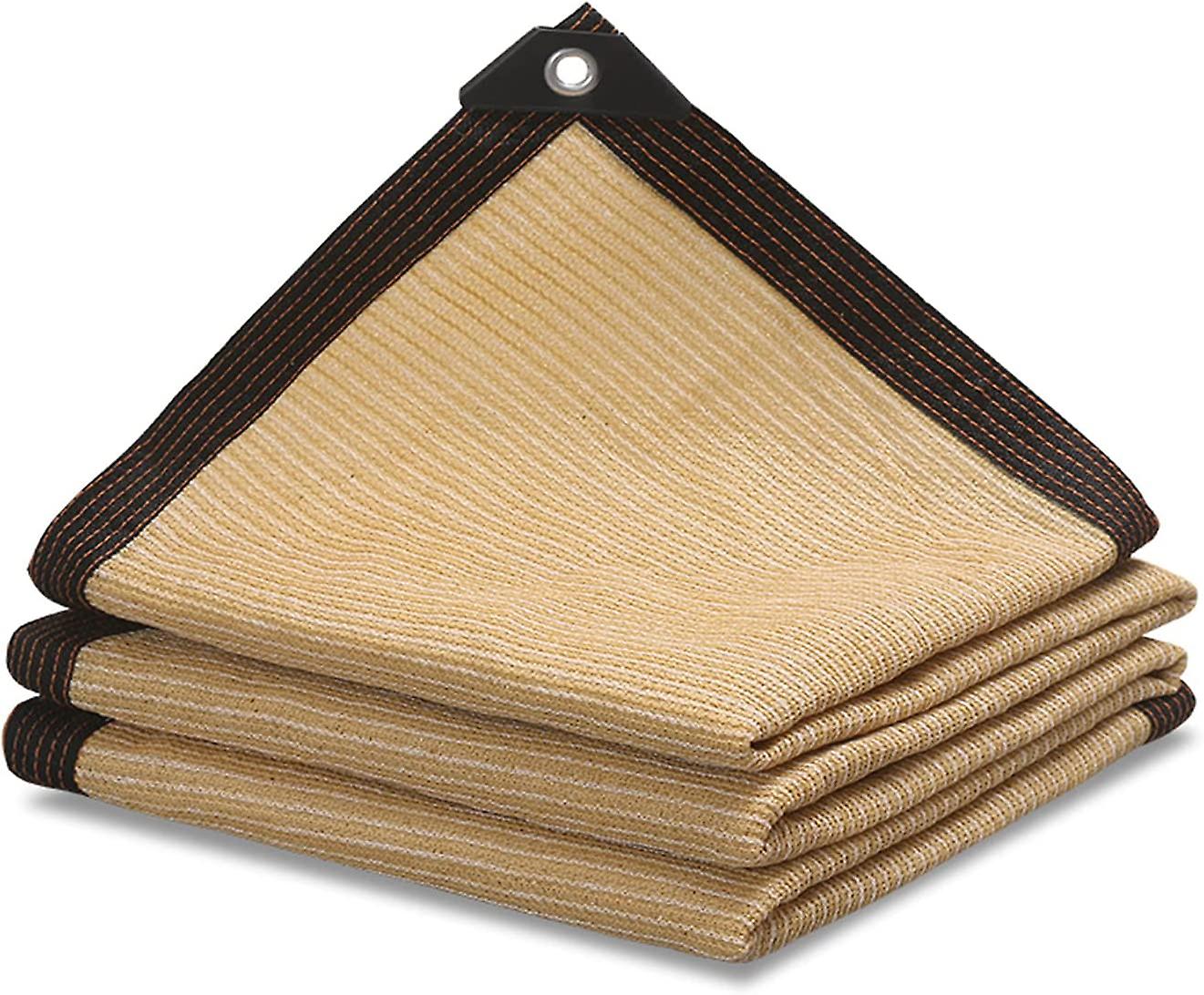 Beigefarbenes Schattierungsnetz Für Terrassen Und Gewächshäuser, 2 X 4 M Sonnenschutzgewebe