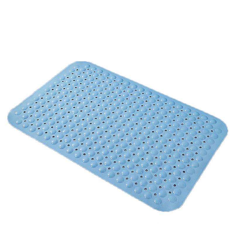 Blaue, Rutschfeste Duschmatte Aus Pvc – Wasserdichte Bodenmatte Für Bad Und Wc, Ideal Für Zuhause Und Hotel