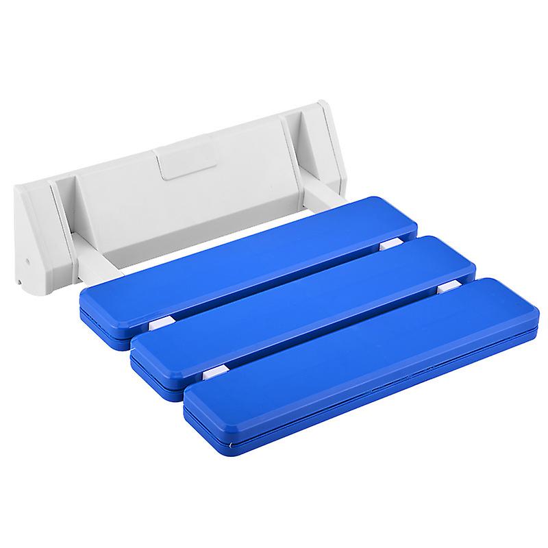 Klappbarer Duschsitz Aus Aluminium Und Abs, 330 X 320 X 70 Mm, Blau