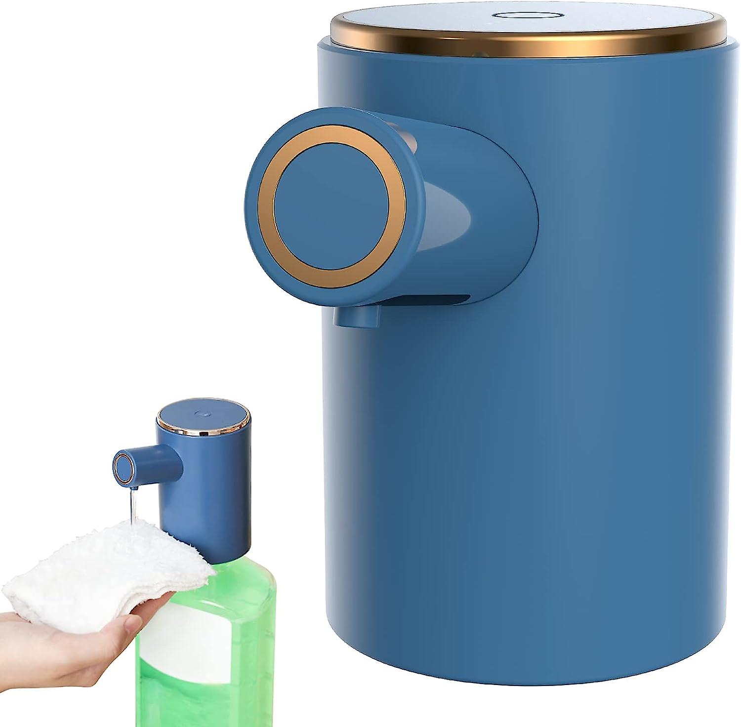 Automatischer Seifenspender Mit Infrarotsensor, Usb-ladefunktion, Wasserdicht (ipx4), Für Flüssig- Und Schaumseife, Geeignet Für Hotels, Küchen Und Badezimmer – Blau