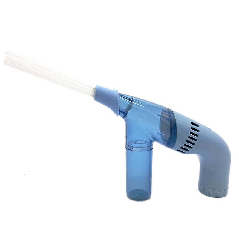 Mini-akku-autostaubsauger In Blau Mit Starker Saugkraft Und 4 Aa-batterien (nicht Im Lieferumfang Enthalten).