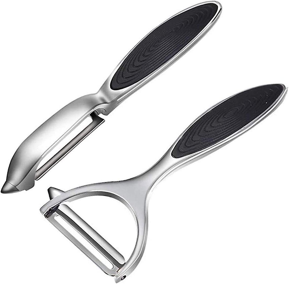 Set Aus Y- Und I-förmigen Edelstahl-schälern Zum Kochen, Für Obst Und Gemüse