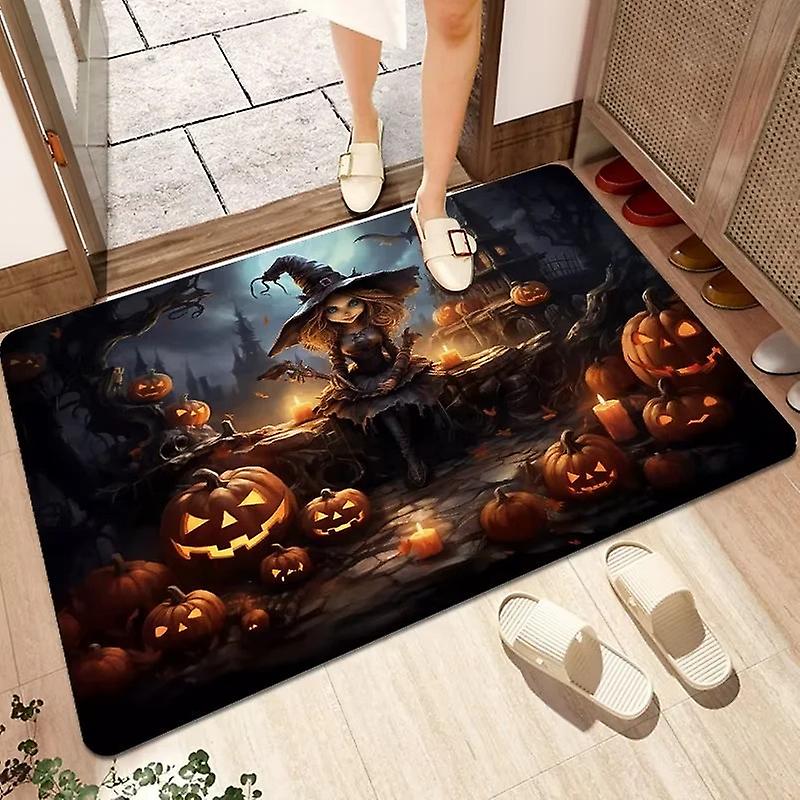 Rutschfeste Mikrofaser-badematte, Niedliches Halloween-design – 40 X 60 Cm