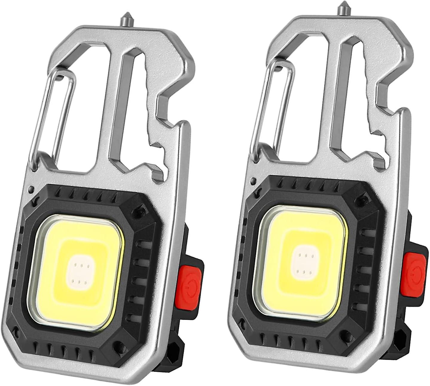 Wiederaufladbare, Tragbare Led-arbeitsleuchte Mit 800 Lumen, Magnetfuß, Wasserdichte Inspektionslampe Für Camping Und Reparaturen