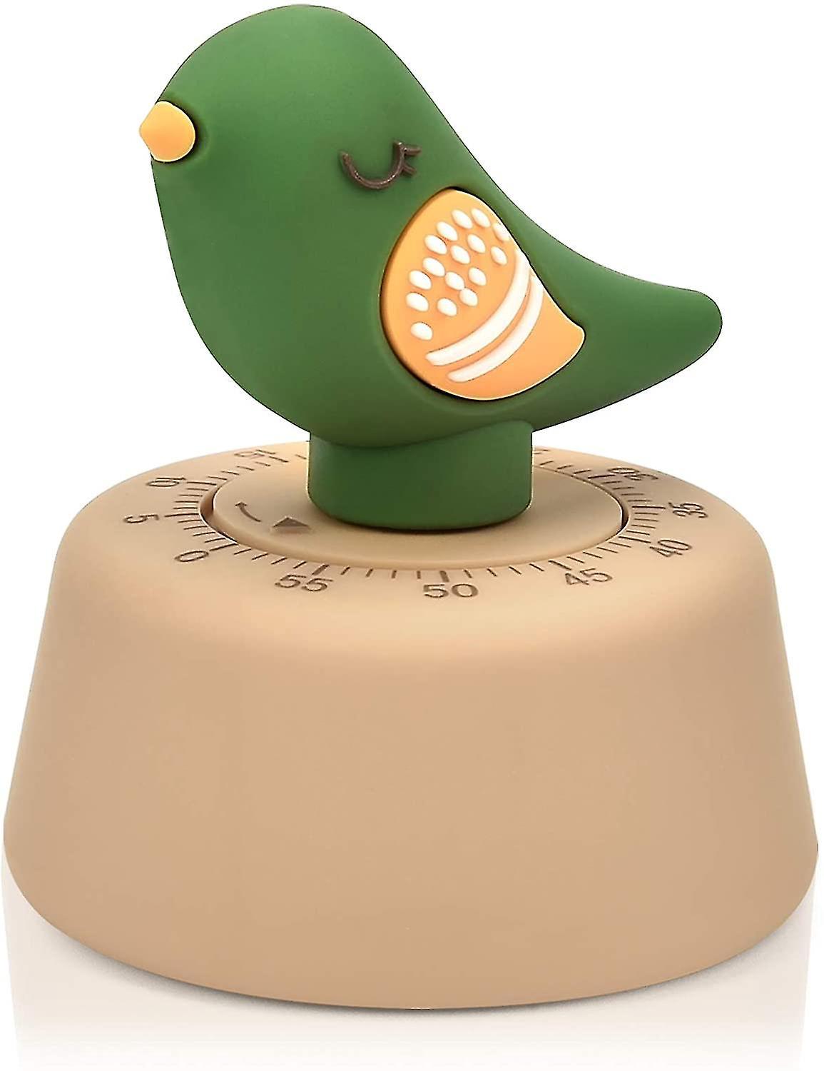 Mechanischer Küchentimer Mit 60 Minuten Laufzeit Und Handaufzug, Niedliches Tiermotiv, Ideal Zum Kochen Und Backen Mit Kindern. Perfekt Für Zeitmanagement Und Kuchenzubereitung.