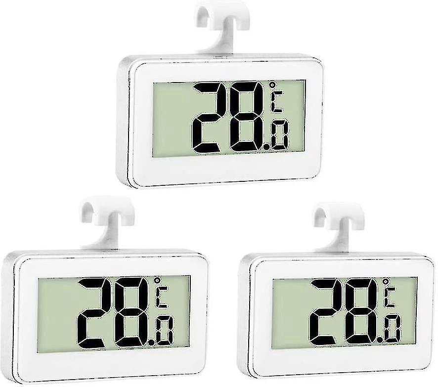 Digitale Thermometer Für Kühlschrank Und Gefrierschrank, Wasserdicht, Mit Lcd-bildschirm Und Haken Zur Temperaturmessung.